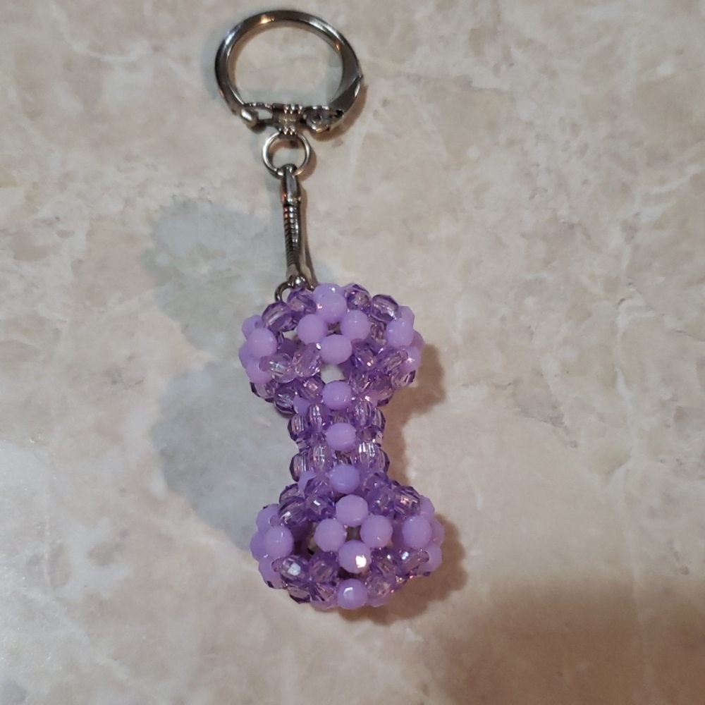 Handmade Baby rattler key chain